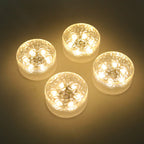 Solar Textured Glass Garden Path Lights | High & Bury