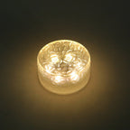 Solar Textured Glass Garden Path Lights | High & Bury