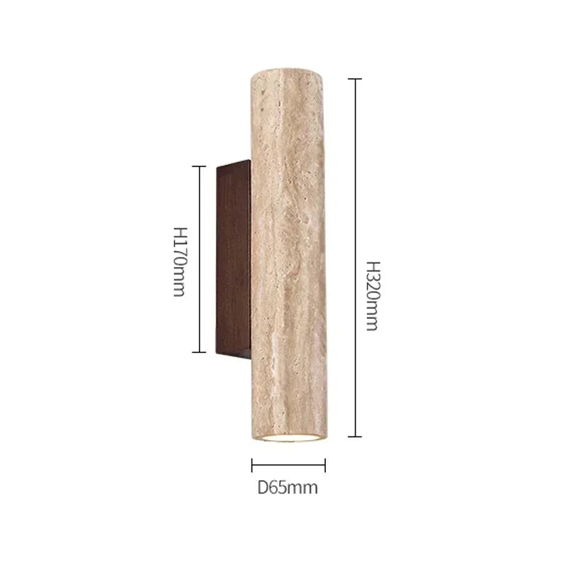 Sorlosa Travertine Wall Lamp