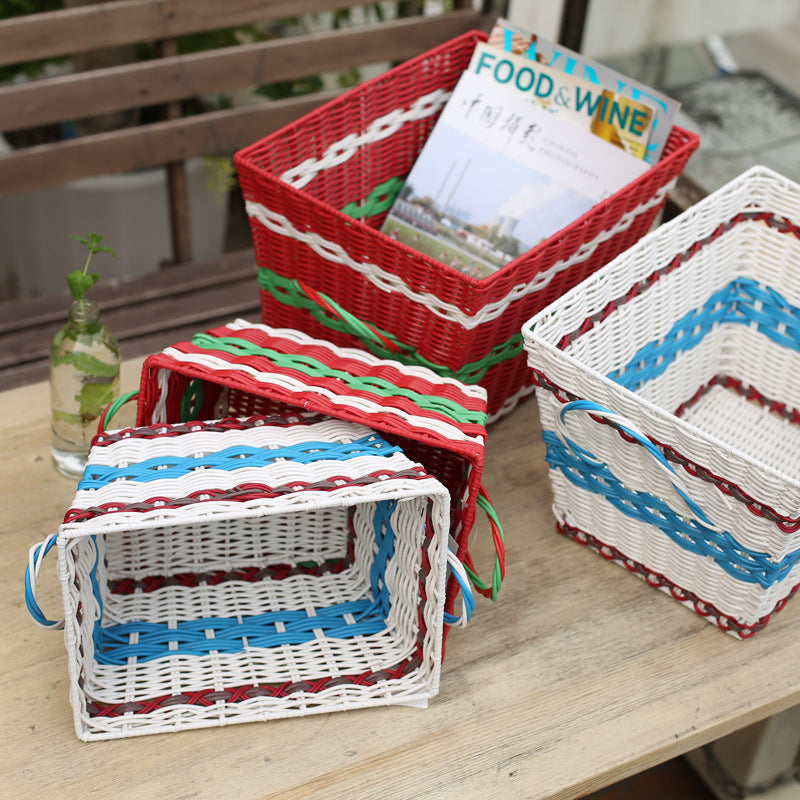 Sparkling Storage Basket with Carrying Handle | High & Bury