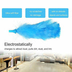 Spinning Microfibre Duster with 2 Interchangeable Brushes, view 4