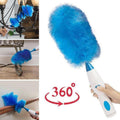 Spinning Microfibre Duster with 2 Interchangeable Brushes