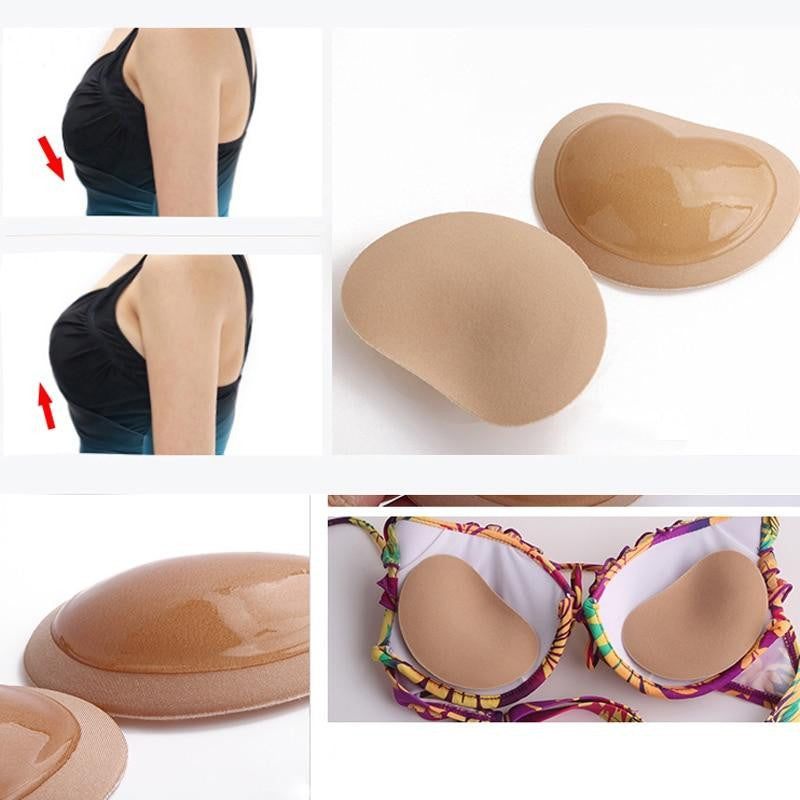 Sponge Fabric Blend Push-Up Bra Inserts for Swimwear, 11cm x 8cm x 2.8cm, view 2