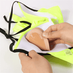 Sponge Fabric Blend Push-Up Bra Inserts for Swimwear, 11cm x 8cm x 2.8cm, view 4