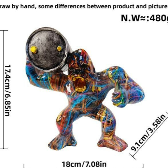 Sporty Decorative Figure of a Weightlifter | High & Bury