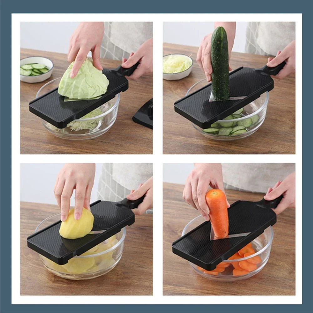 Stainless Steel Cabbage Shredder with PP Plastic Handle for Vegetables, view 3
