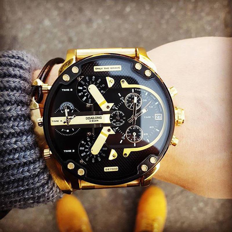 Stainless Steel Chronograph Quartz Watch with Digital Display, view 12