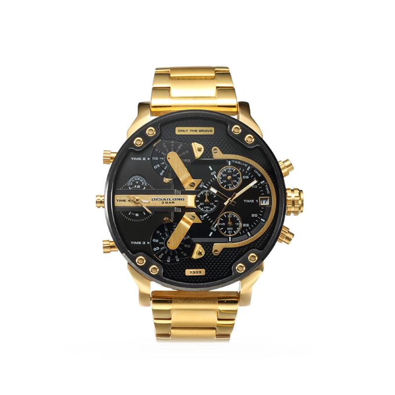 Stainless Steel Chronograph Quartz Watch with Digital Display, view 15