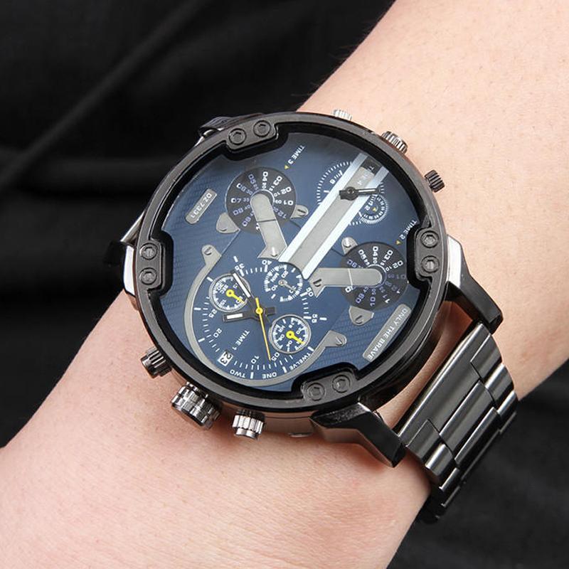 Stainless Steel Chronograph Quartz Watch with Digital Display, view 21
