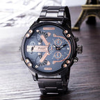 Stainless Steel Chronograph Quartz Watch with Digital Display, view 24