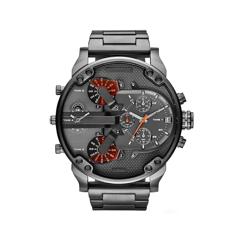 Stainless Steel Chronograph Quartz Watch with Digital Display, view 27