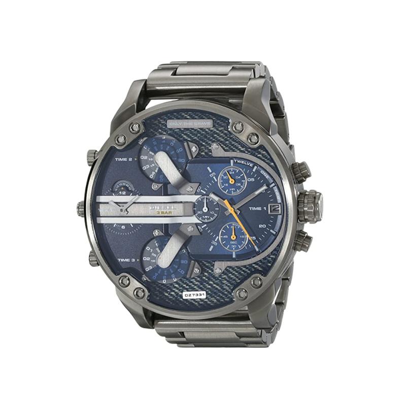 Stainless Steel Chronograph Quartz Watch with Digital Display, view 28