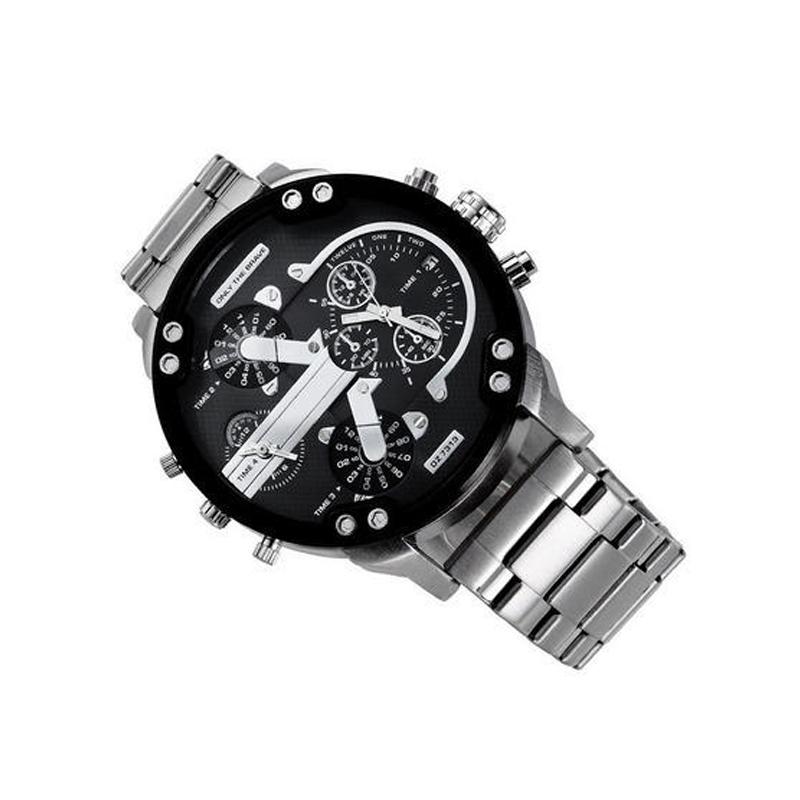 Stainless Steel Chronograph Quartz Watch with Digital Display, view 29