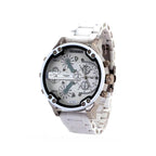 Stainless Steel Chronograph Quartz Watch with Digital Display, view 34