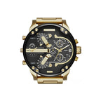 Stainless Steel Chronograph Quartz Watch with Digital Display, view 8