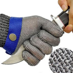 Stainless Steel Cut-Resistant Safety Gloves with Carrying Bag, view 9