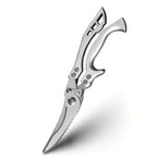 Stainless Steel Kitchen Scissors with Fish Scale Remover and Safety Lock, view 4