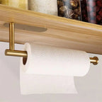 Stainless Steel Wall-Mounted Kitchen Roll Holder, 33 x 6 cm, view 7