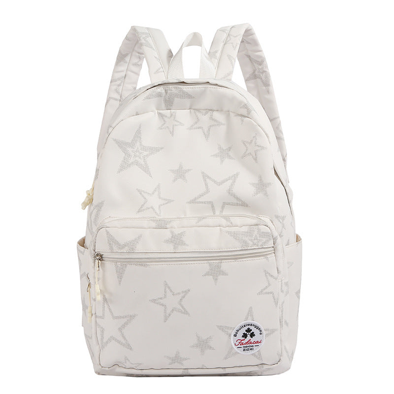 Star-Patterned Casual Backpack for School, Commuting and Travel, view 2