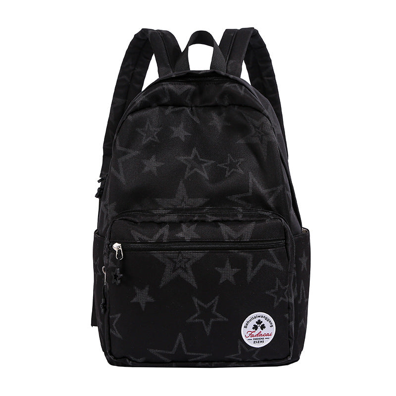 Star-Patterned Casual Backpack for School, Commuting and Travel