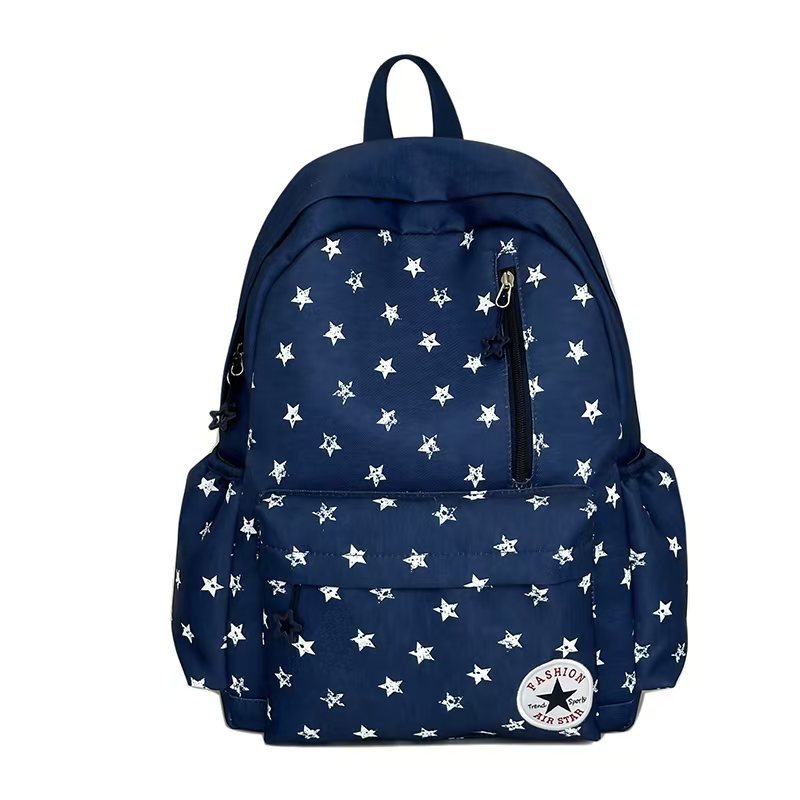 Star-Patterned Outdoor Backpack with Padded Straps and Mesh Pockets, view 2