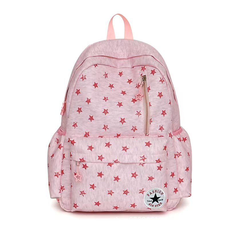 Star-Patterned Outdoor Backpack with Padded Straps and Mesh Pockets, view 5