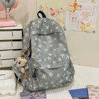 Star-Patterned Outdoor Backpack with Padded Straps and Mesh Pockets, view 6