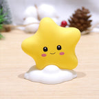 Star-Shaped Silicone Touch Night Light with Cloud Base | High & Bury