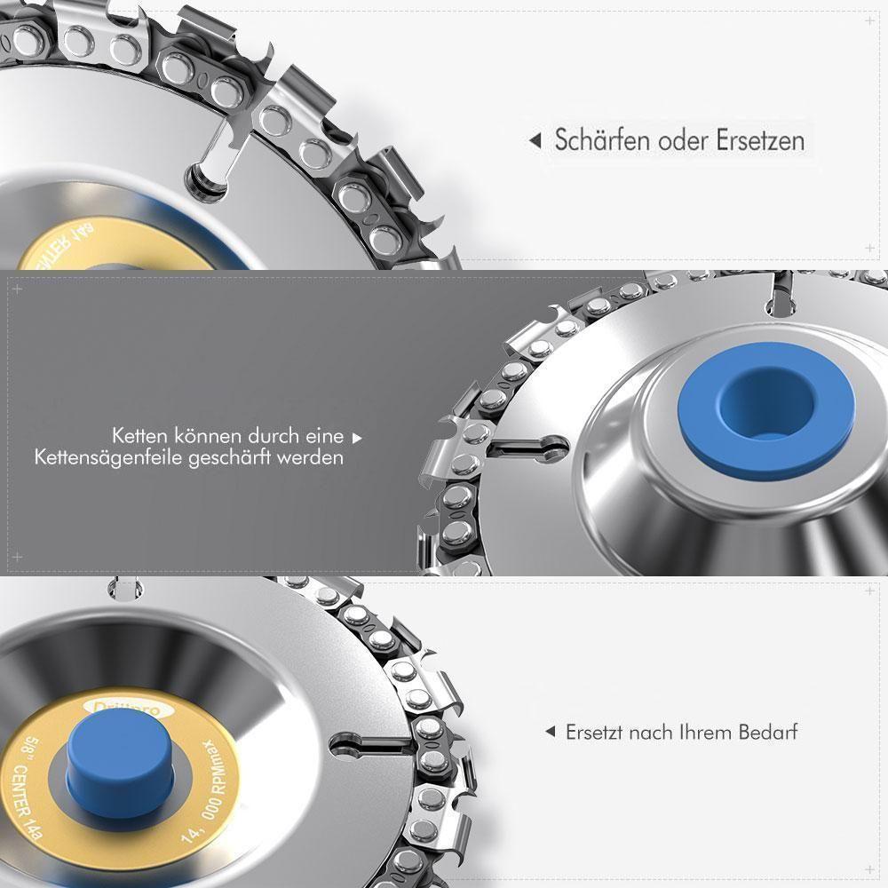 Steel Angle Grinder Chain Disc, 4 inches (100mm) or 5 inches (125mm), view 2