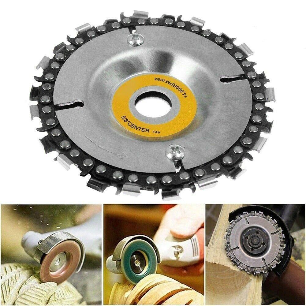 Steel Angle Grinder Chain Disc, 4 inches (100mm) or 5 inches (125mm)