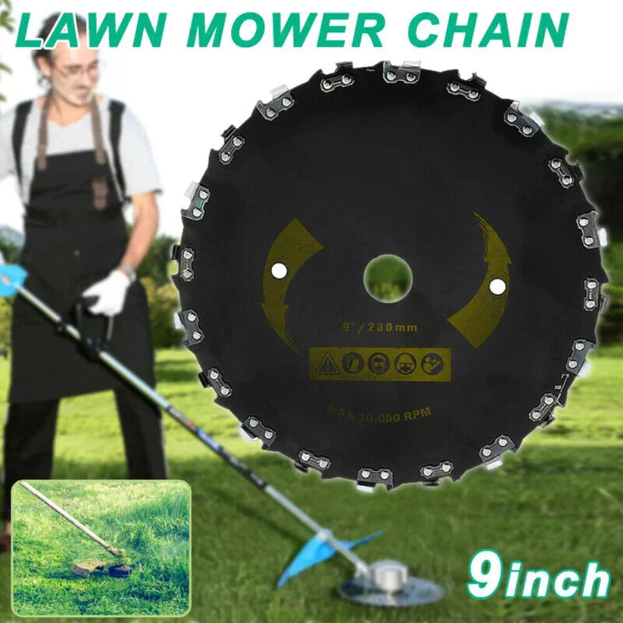 Steel Brushcutter Blade, 23 cm Diameter, 2 mm Thick, 2.54 cm Bore, 525 g, view 2