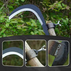 Steel Grass-Cutting Sickle Head, Double-Edged Blade, Small or Large, view 2