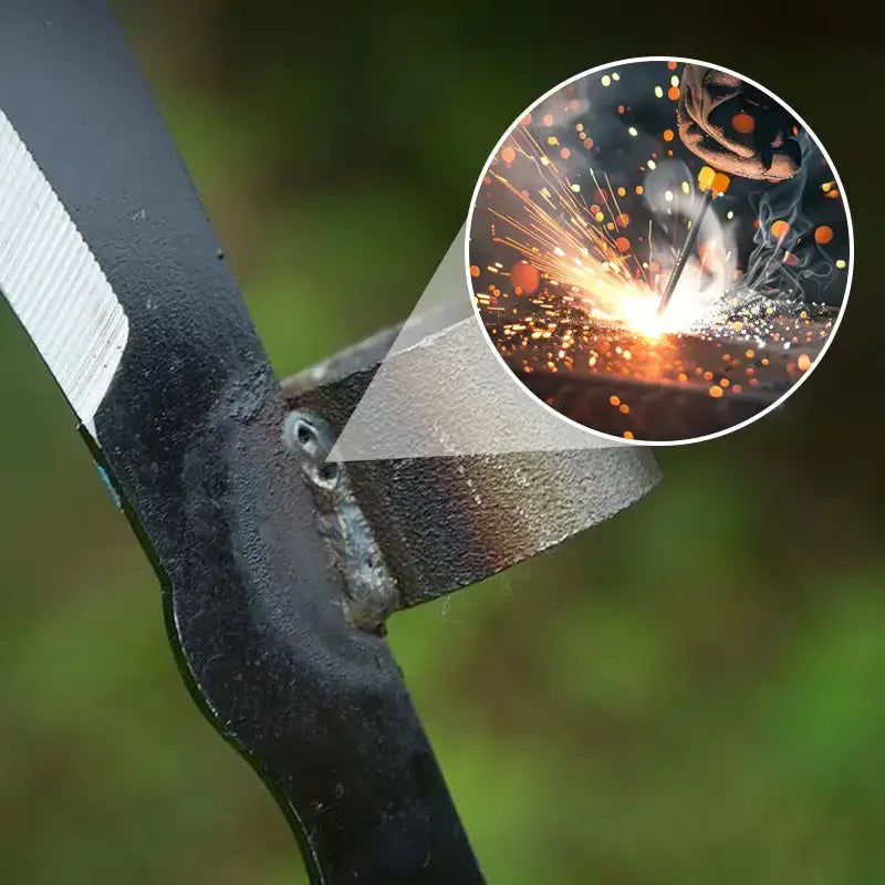 Steel Grass-Cutting Sickle Head, Double-Edged Blade, Small or Large, view 3