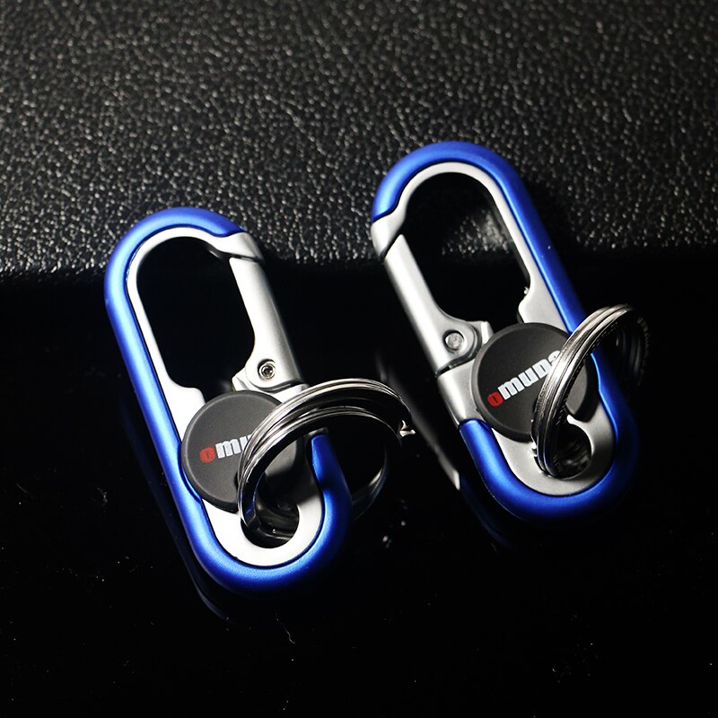 Steel Secure Double Ring Hook Keychain, Casual/Sporty Style, view 10