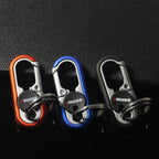 Steel Secure Double Ring Hook Keychain, Casual/Sporty Style, view 12