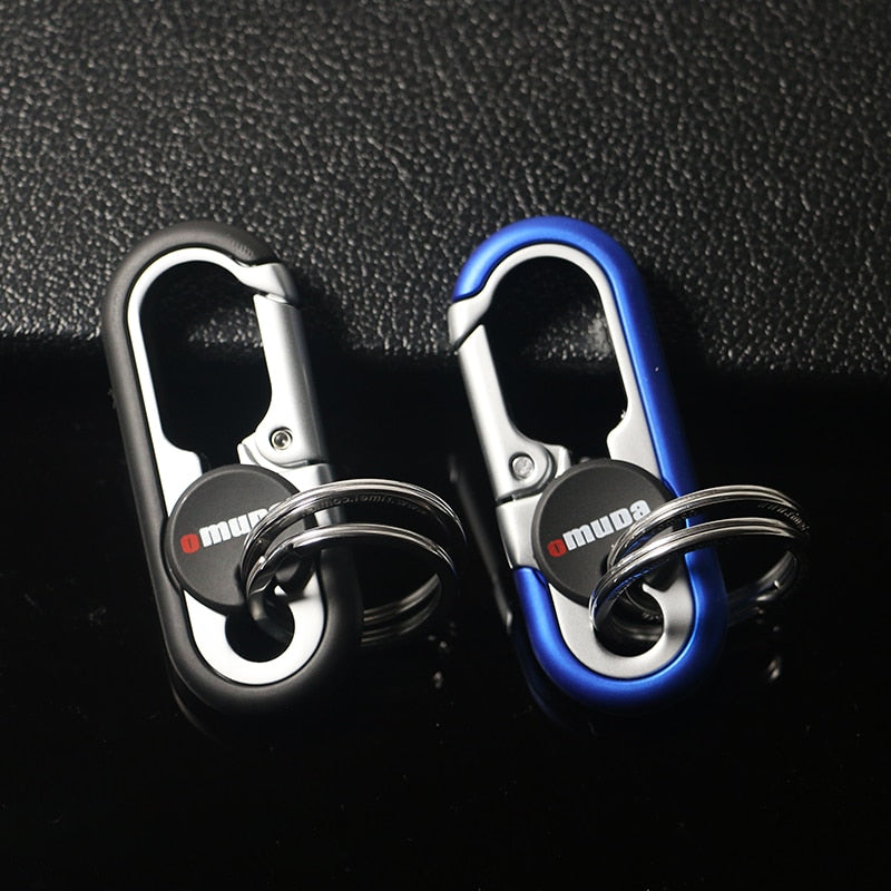 Steel Secure Double Ring Hook Keychain, Casual/Sporty Style, view 13