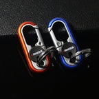 Steel Secure Double Ring Hook Keychain, Casual/Sporty Style, view 14