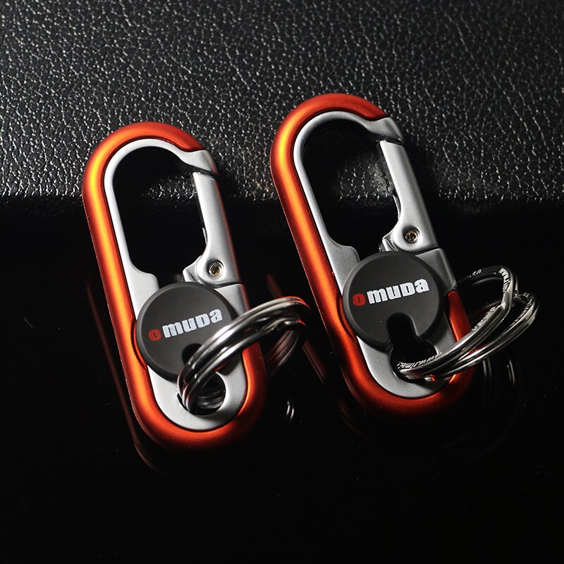 Steel Secure Double Ring Hook Keychain, Casual/Sporty Style, view 8