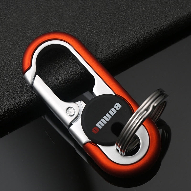 Steel Secure Double Ring Hook Keychain, Casual/Sporty Style, view 9