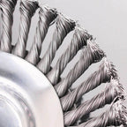 Steel Wire Weed Trimmer Head for Deburring and Cleaning, 12.5 x 1.6 cm, view 2