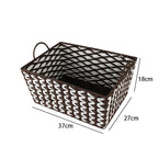 Storage Basket 14.57 × 10.63 × 7.09 Inch | High & Bury