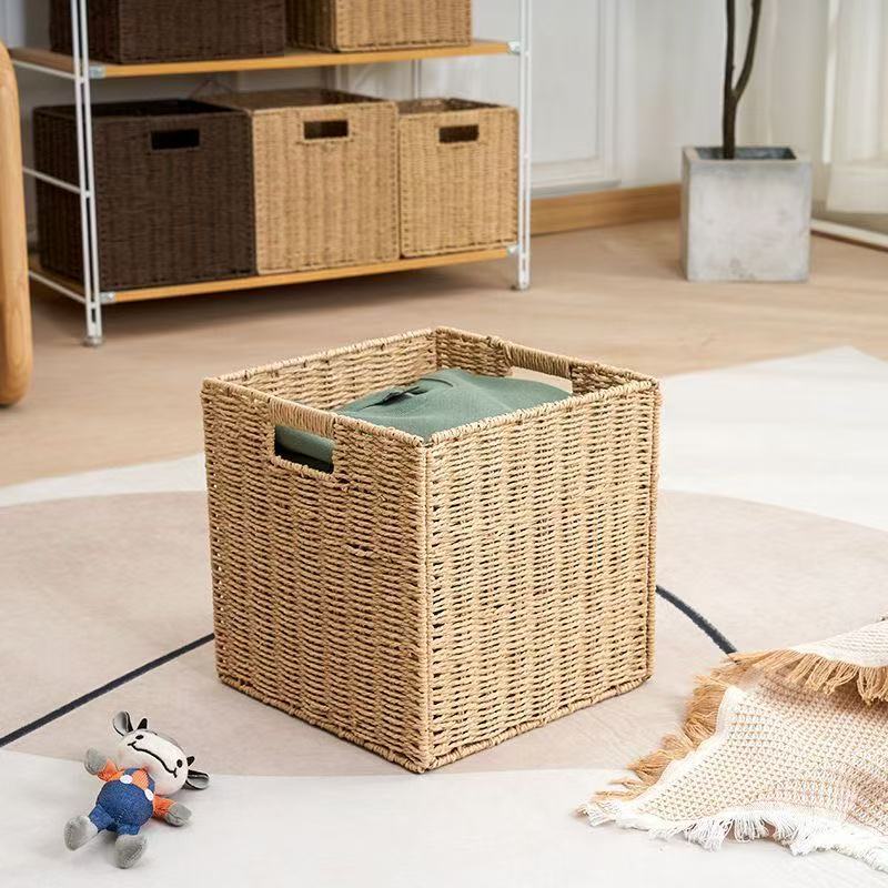 Storage Basket 9.84 × 9.84 × 9.84 Inch | High & Bury
