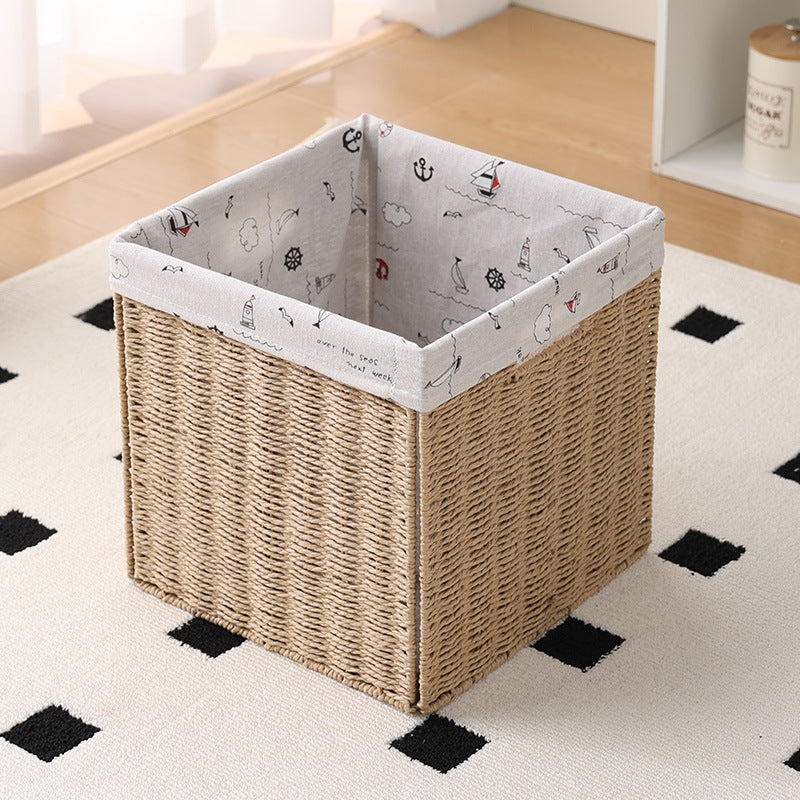 Storage Basket 9.84 × 9.84 × 9.84 Inch | High & Bury