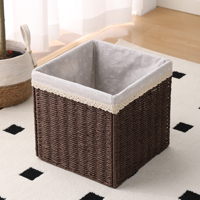Storage Basket 9.84 × 9.84 × 9.84 Inch | High & Bury