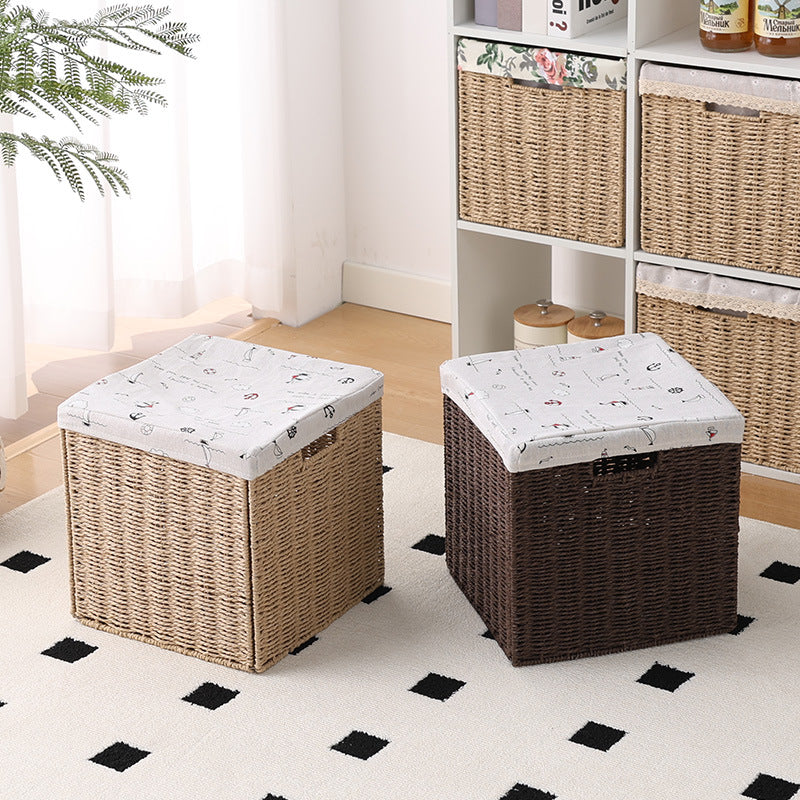 Storage Basket 9.84 × 9.84 × 9.84 Inch | High & Bury