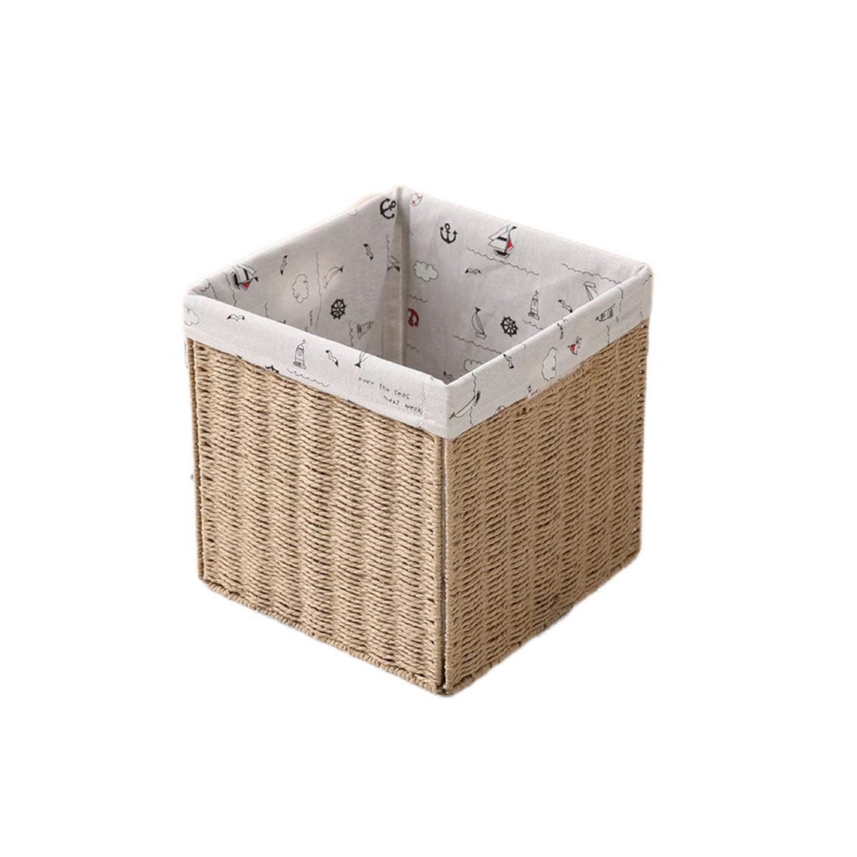 Storage Basket 9.84 × 9.84 × 9.84 Inch | High & Bury