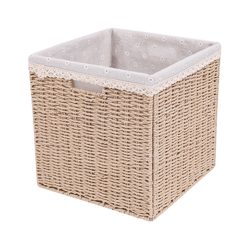 Storage Basket 9.84 × 9.84 × 9.84 Inch | High & Bury
