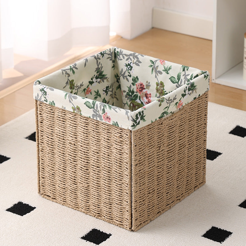 Storage Basket 9.84 × 9.84 × 9.84 Inch | High & Bury
