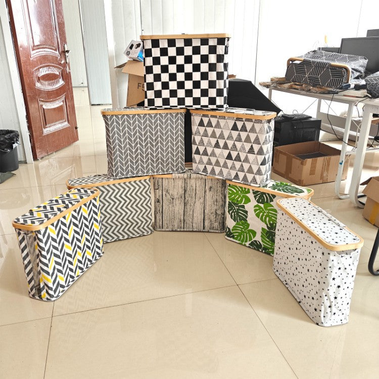 Storage Basket Bamboo Paper | High & Bury