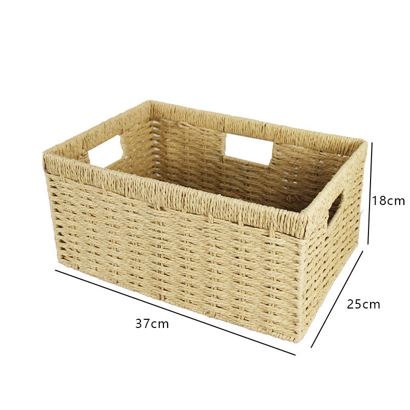 Storage Basket Beige Large Medium | High & Bury